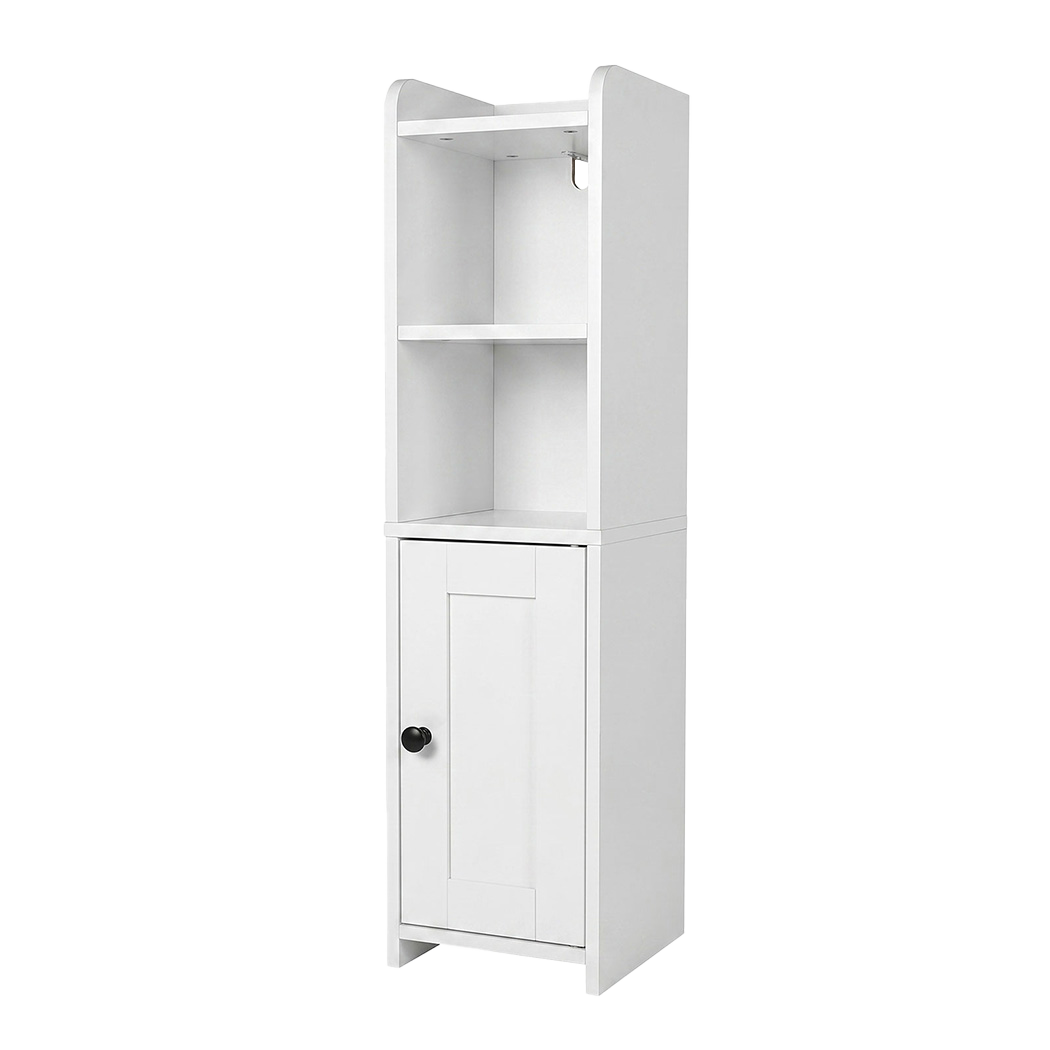 Levede Bathroom Cabinet Storage Slim Organiser Toilet Paper Storage 78.5cm White