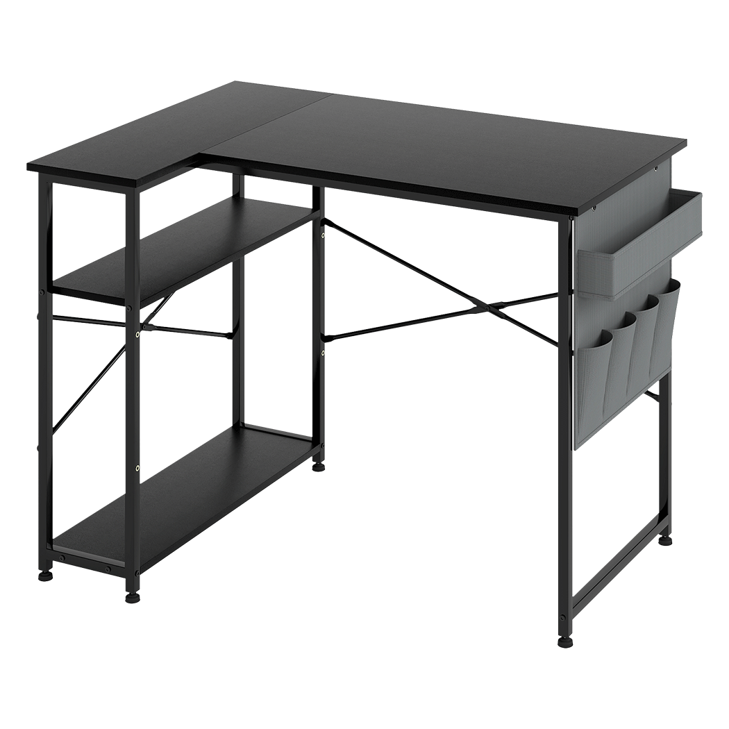 L-Shaped Gaming Desk Corner Table 100x70x75cm
