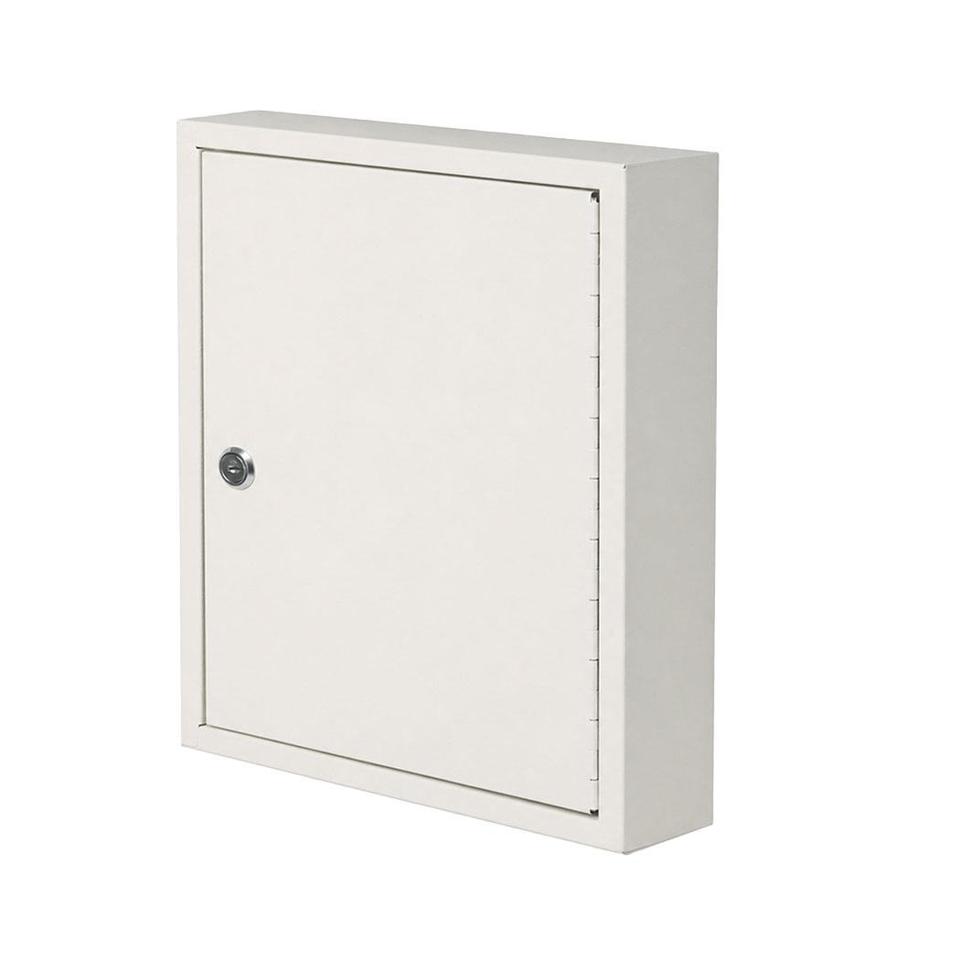 Key Safe Cabinet 42-Key Wall Mount 35x27x8cm