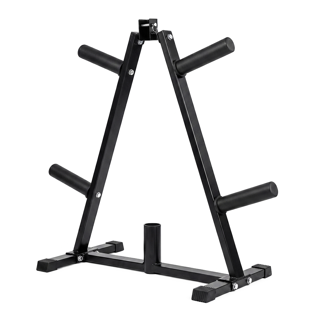 Centra Weight Plate Storage Rack Barbell Holder Stand 250KG Home Gym Fitness