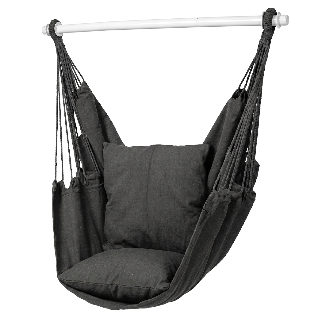 Hammock Swing Chair 150kg Cushions Outdoor | HomeAndLiving - 9