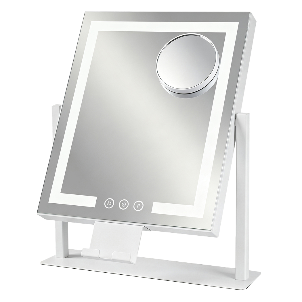 Vanity Mirror With Dimmable Lights 36x30x6.5cm