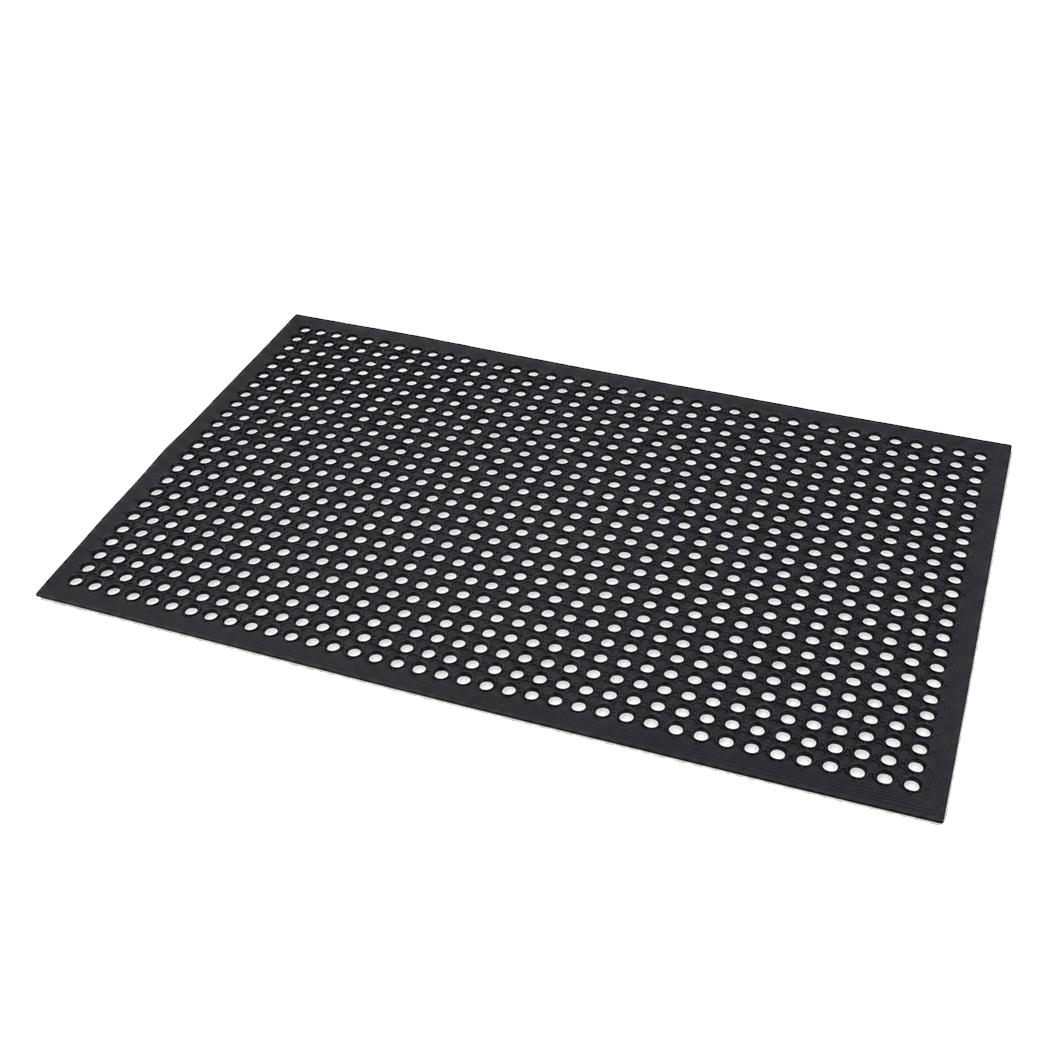 Anti Fatigue Mat Non Slip Black 150x90cm