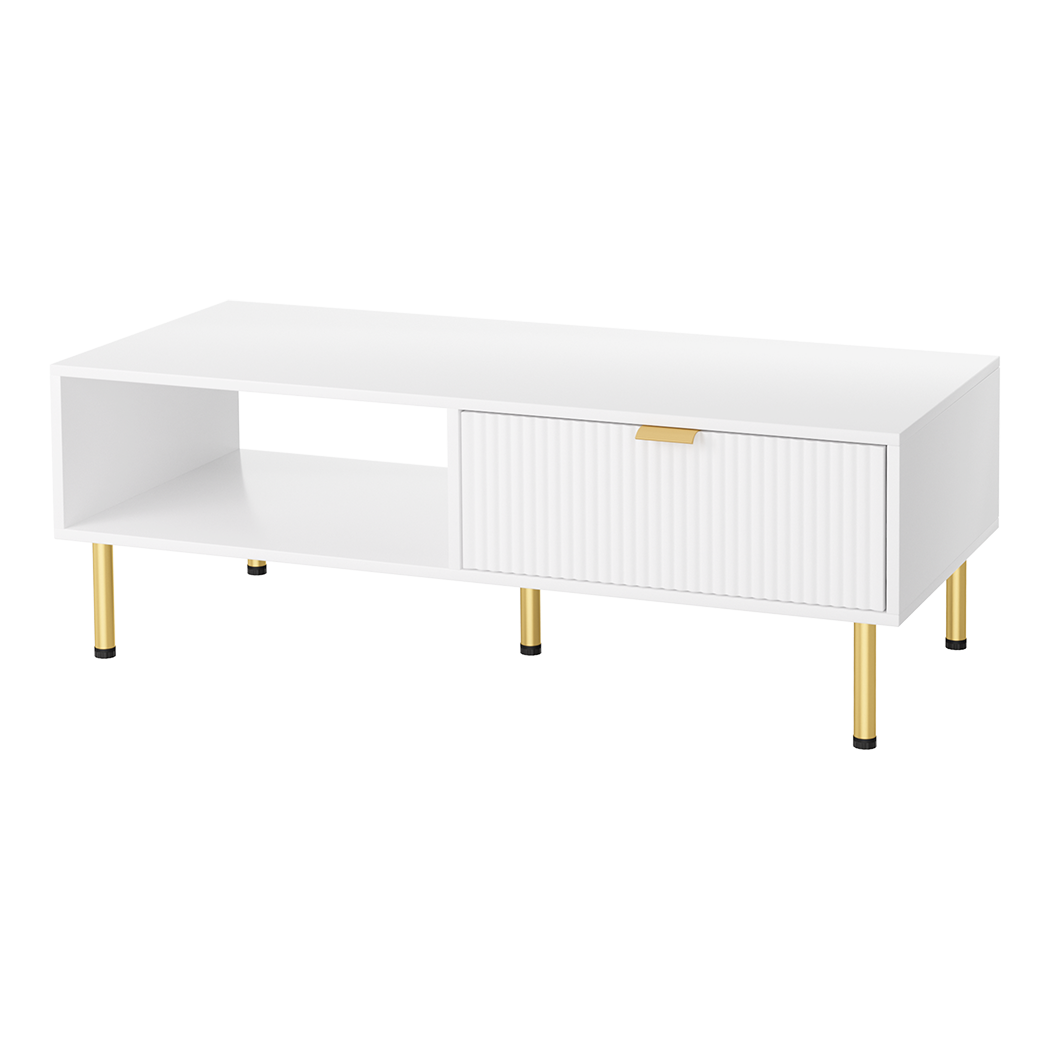 Minimalist 110cm Coffee Table Multipurpose Use Classic Durable
