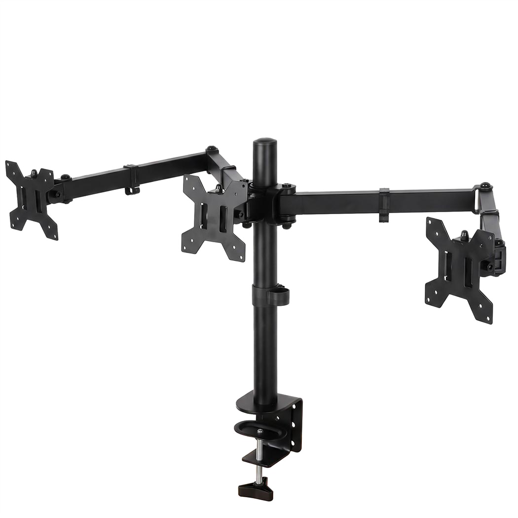 Triple Monitor Arm Stand Adjustable 75x75cm