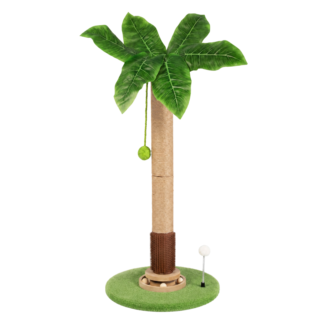Cat Scratching Post Natural Sisal 40x40x77cm