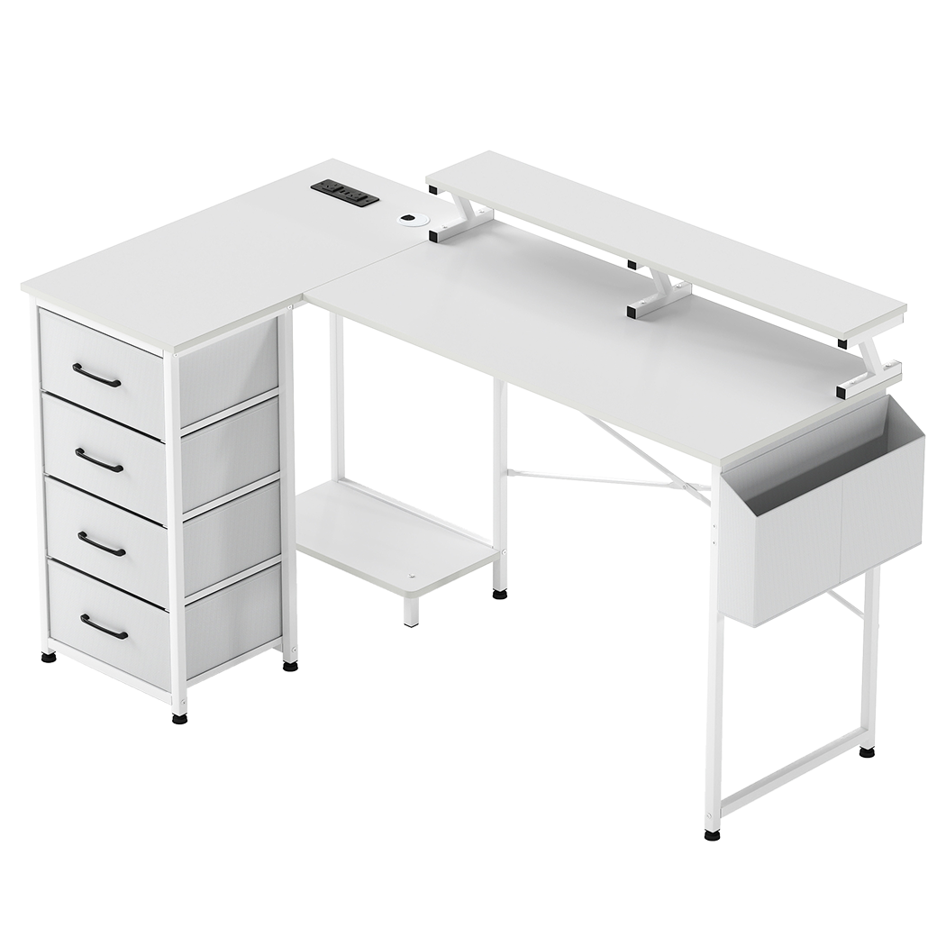 Gaming Desk With Storage 140x80x87cm