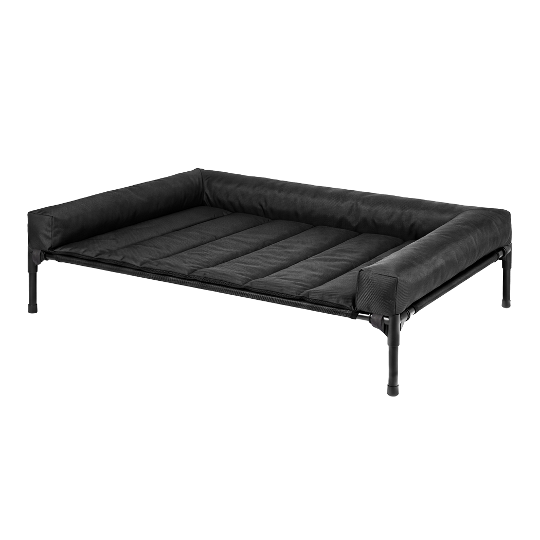 Large Dog Bed Breathable Bolster 107x76x18.5cm