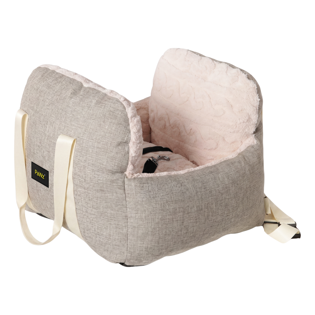 Dog Car Booster Seat Brown 55x53x20.5cm