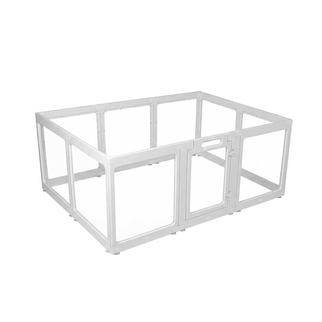 Clear Dog Playpen 60cm 50x2x60cm
