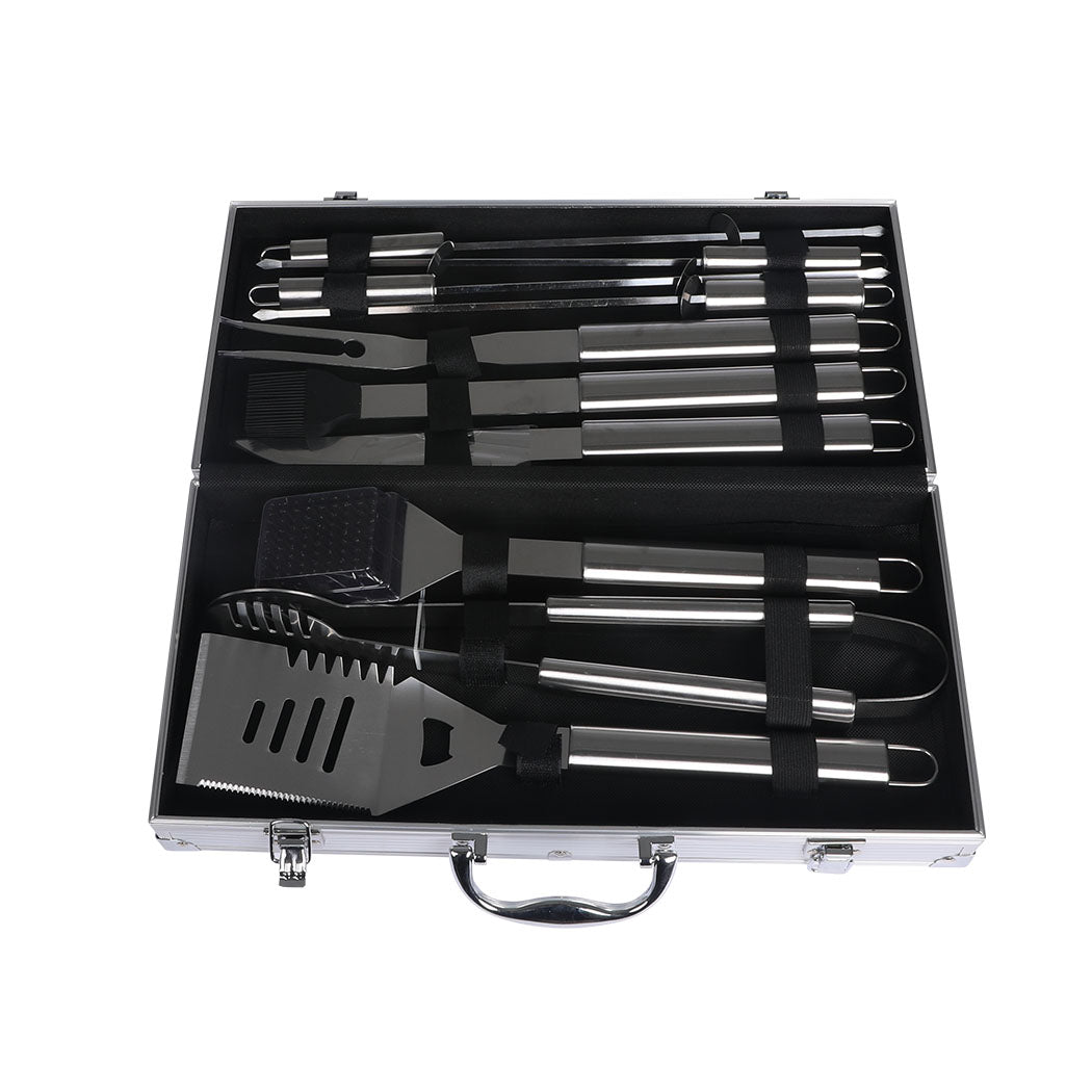 10Pcs BBQ Tool Set Stainless