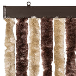 Insect Curtain Beige and Light Brown 2  Chenille M