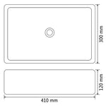 Basin Ceramic White