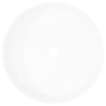 Basin Round Ceramic White L
