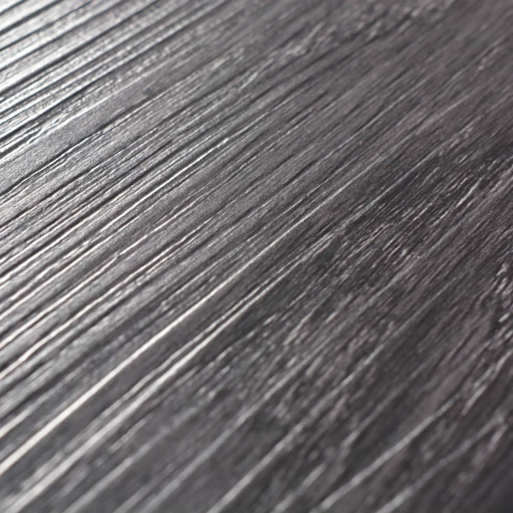 PVC Flooring Planks 5.26 m² 2 mm Black and White