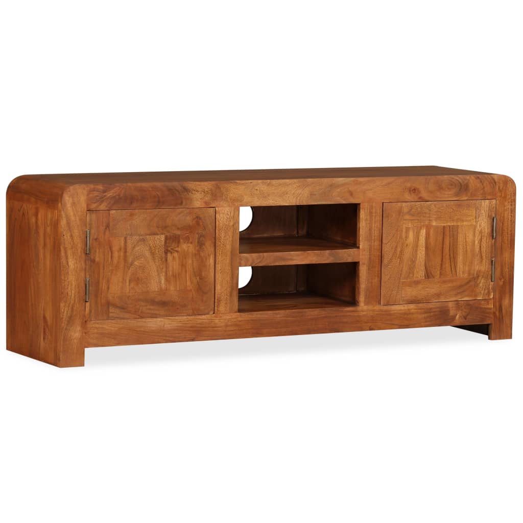 Tv Cabinet Solid Wood With Sheesham Finish