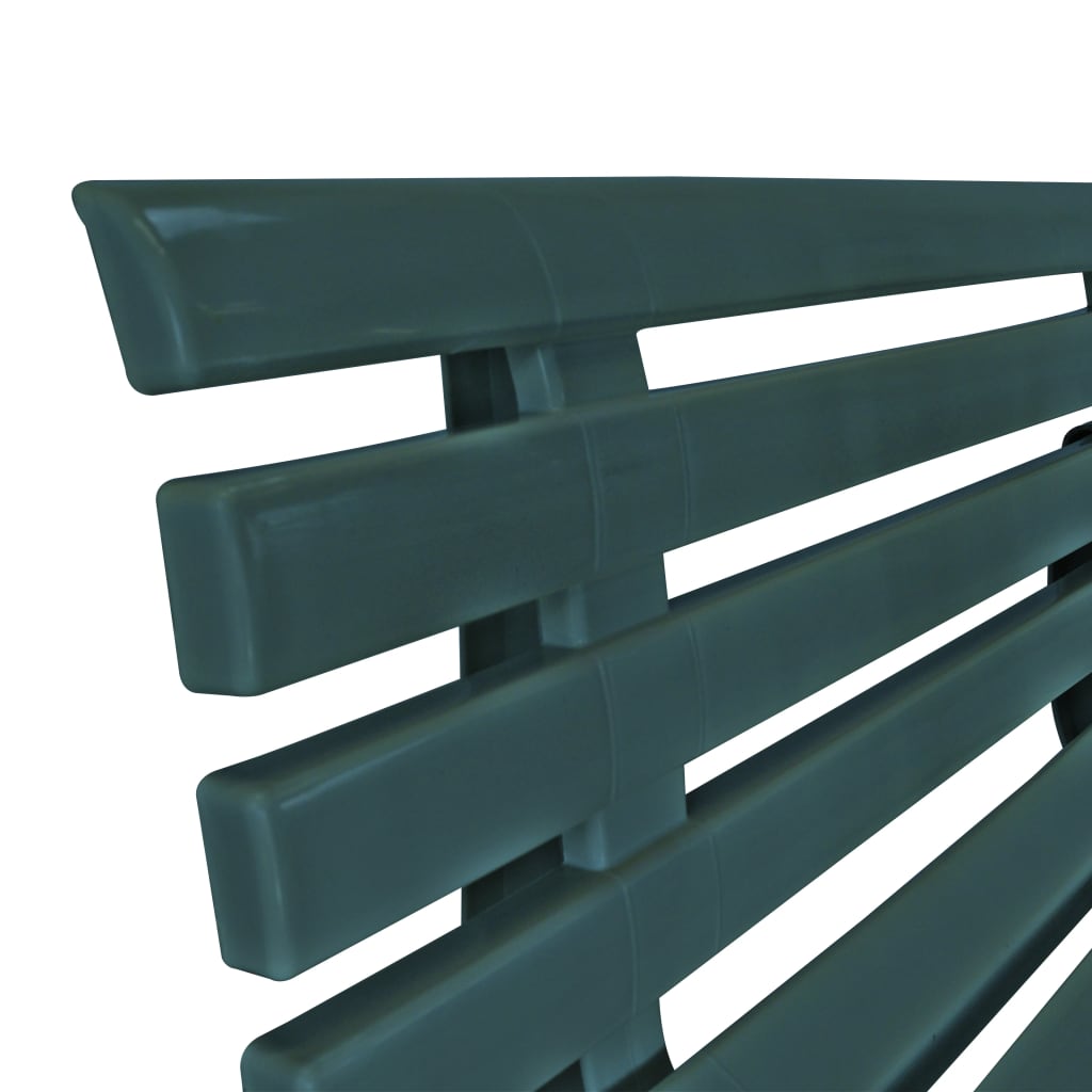 Garden Bench 145,5 cm Plastic Green