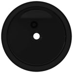 Basin Ceramic Round  Black