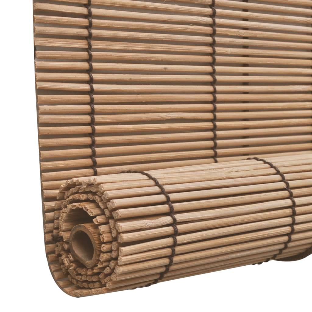 Roller Blind Bamboo Brown - 140×220cm