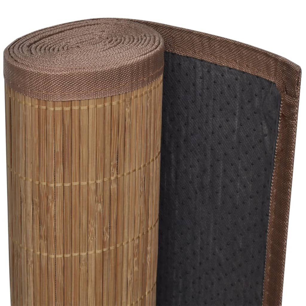 Rug Bamboo Modern Brown