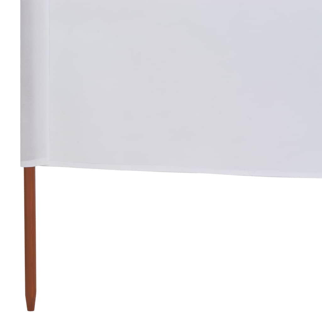 3-panel Wind Screen Fabric White