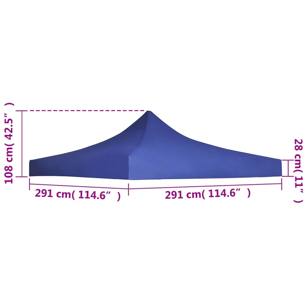 Party Tent Roof Blue