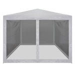 Party Tent with 4 Mesh Sidewalls
