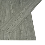 Self-adhesive Flooring Planks 4.46 mÃ‚Â² 3 mm PVC Grey