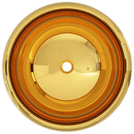 Wash Basin Ceramic (Gold)