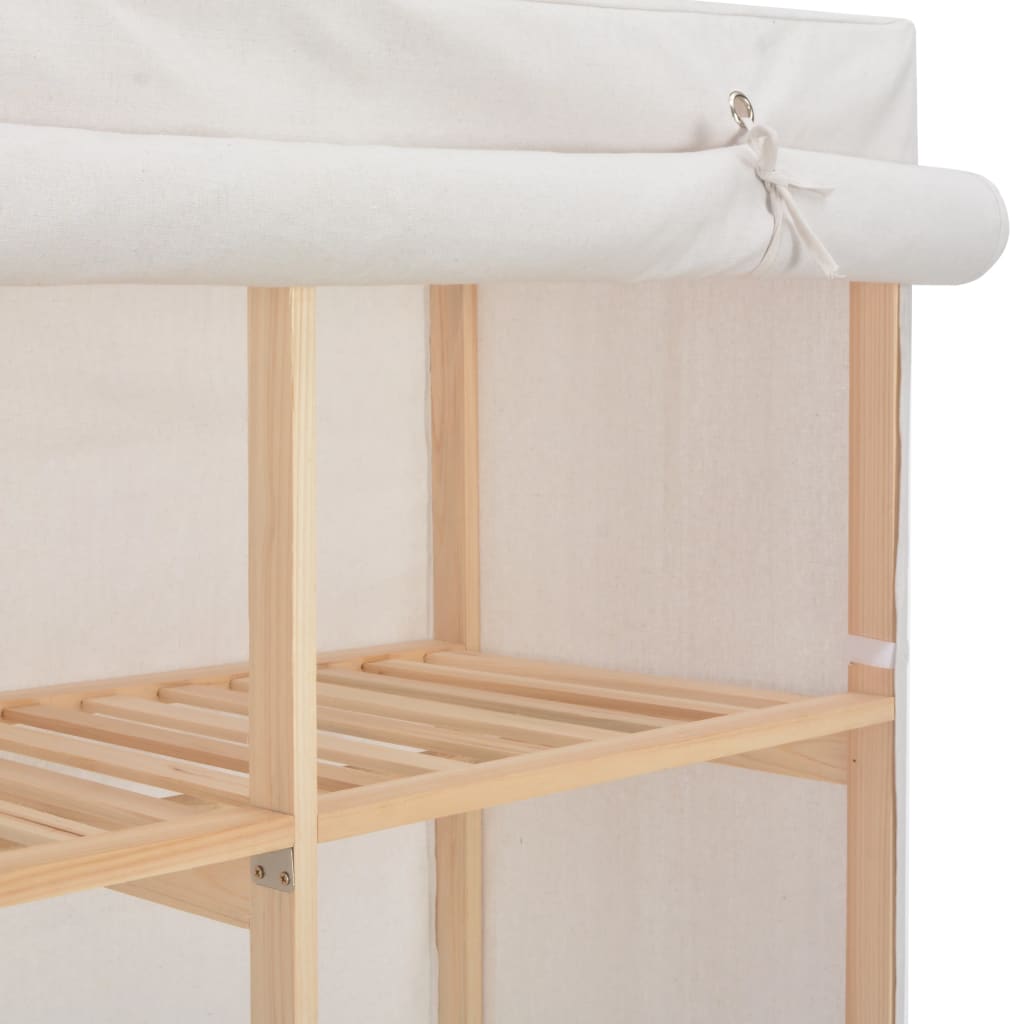 Wardrobe White Fabric