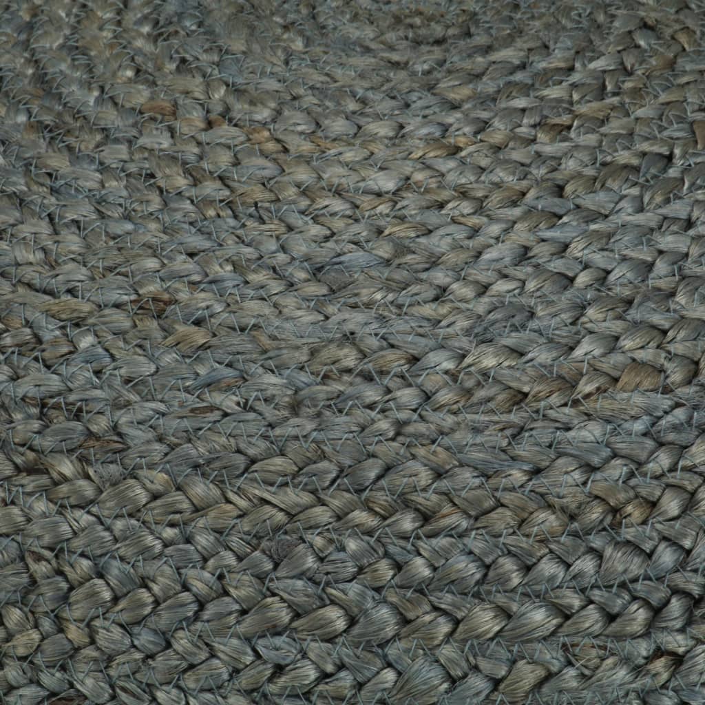 Handmade Pouffe Olive Green Jute