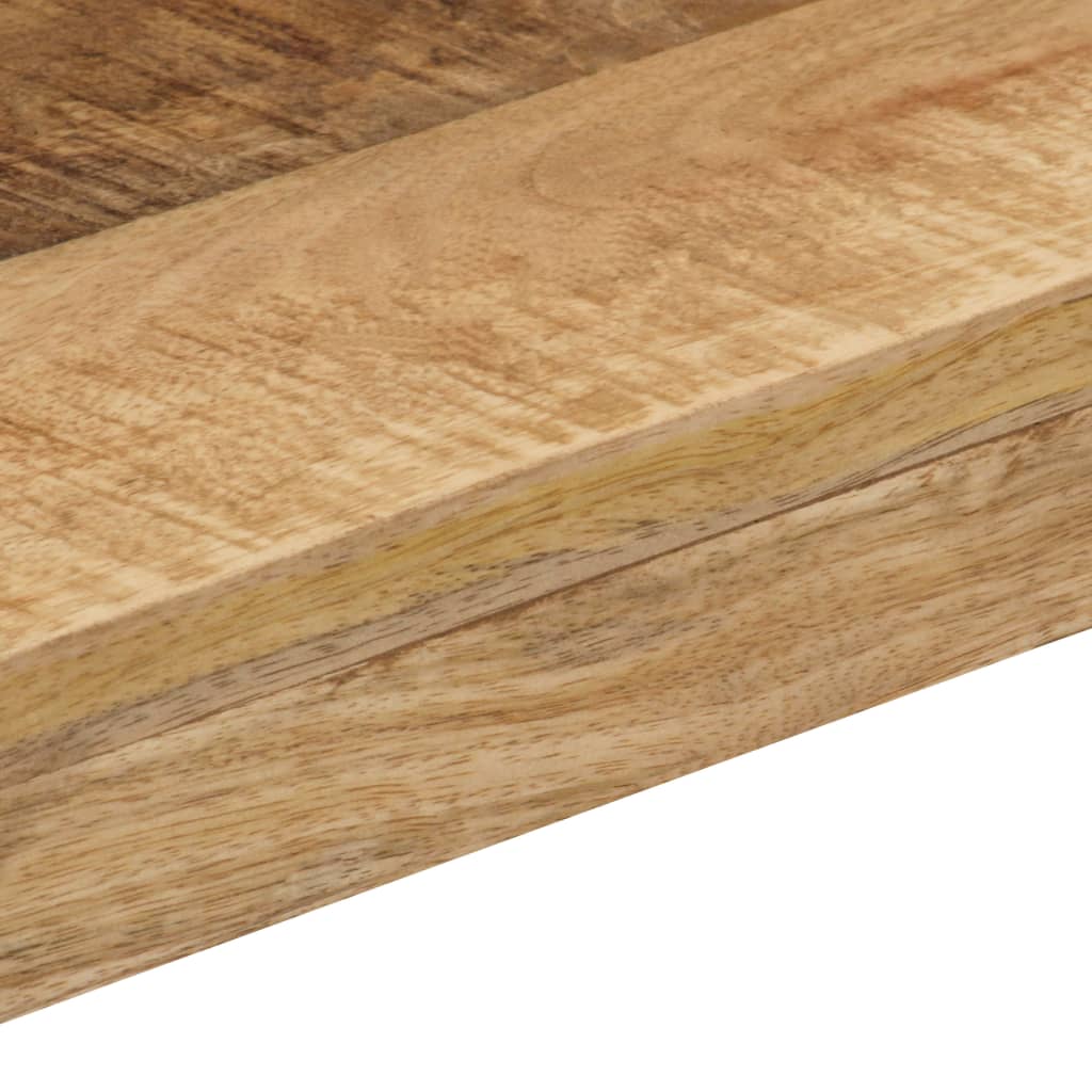 Dining Table, Solid Mango Wood and Steel