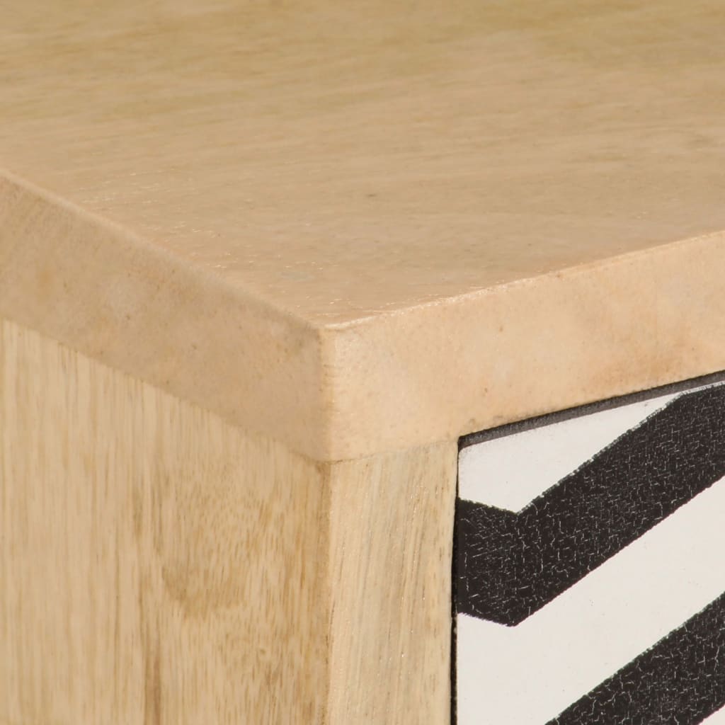 TV Cabinet- Solid Mango Wood - 120×30×40cm
