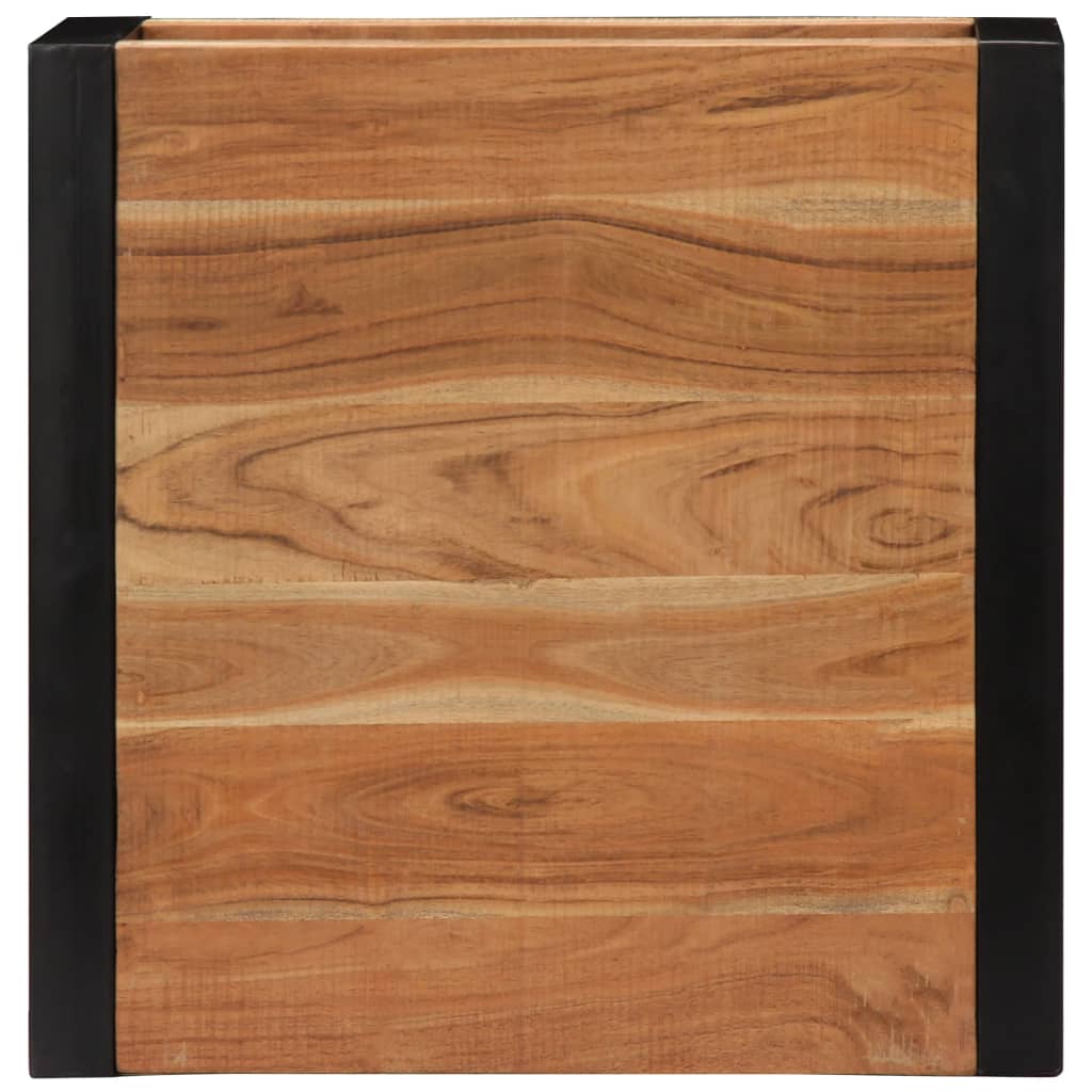 Coffee Table Solid Acacia Wood - 60×60×40cm
