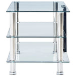TV Stand Transparent Tempered Glass
