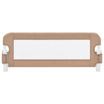 Toddler Safety Bed Rail   Taupe Polyester
