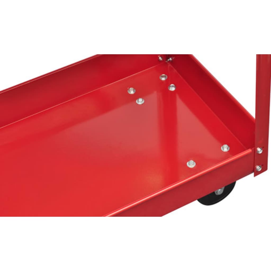 2 X Workshop Tool Trolley 100kg 2 Shelves