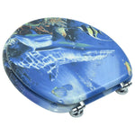 Toilet Seats with Hard Close Lids MDF Dolphins