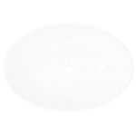 Luxury Ceramic Basin Oval-shaped Sink White  M