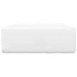 Ceramic Basin Square with Overflow and Faucet Hole