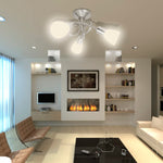 Ceiling Lamp with Glass Shades for 3 E14 Bulbs