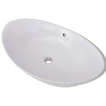 Luxury Ceramic Basin Oval with Overflow