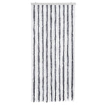 Insect Curtain Grey and White 2  Chenille S