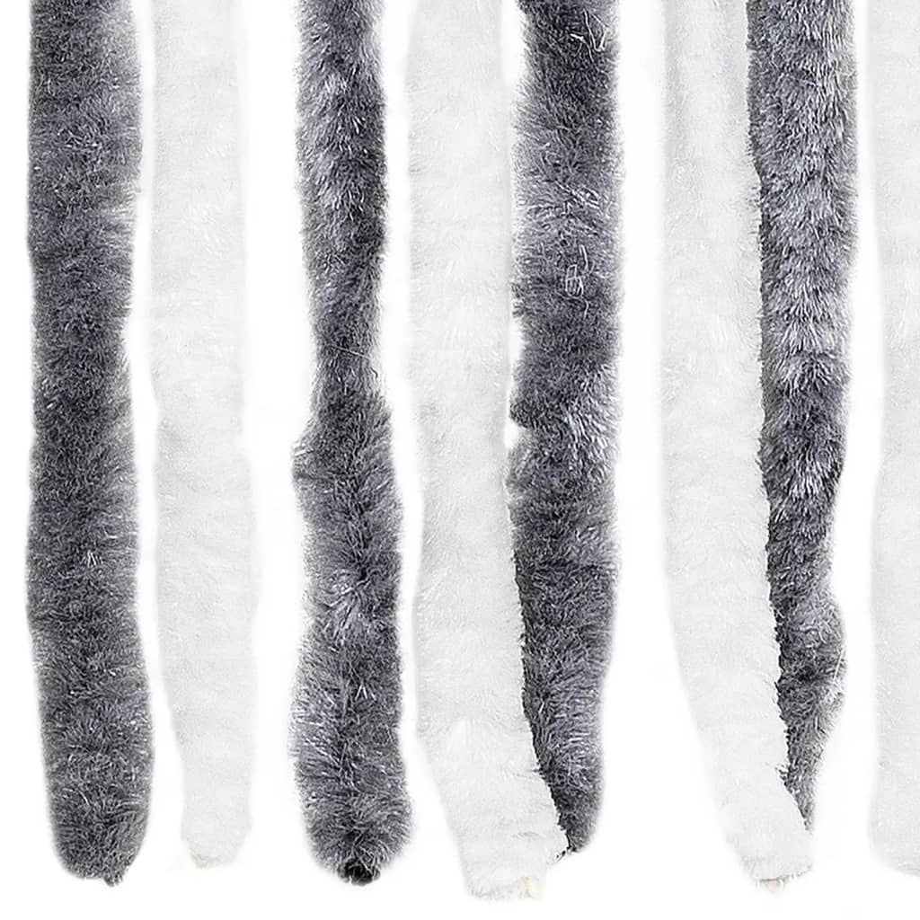 Insect Curtain Grey and White 2 Chenille M