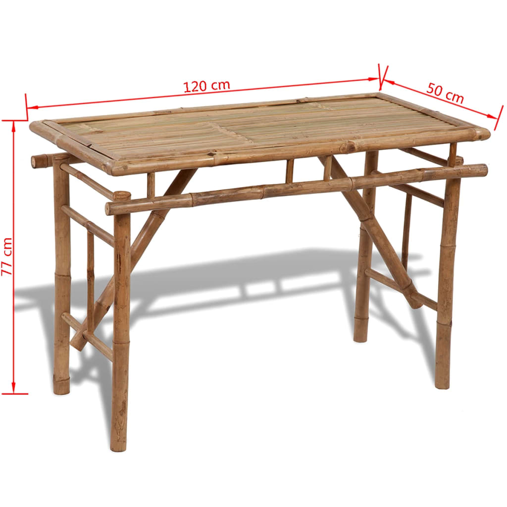 Folding Garden Table Bamboo