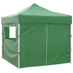 Foldable Tent with 4 Walls Green