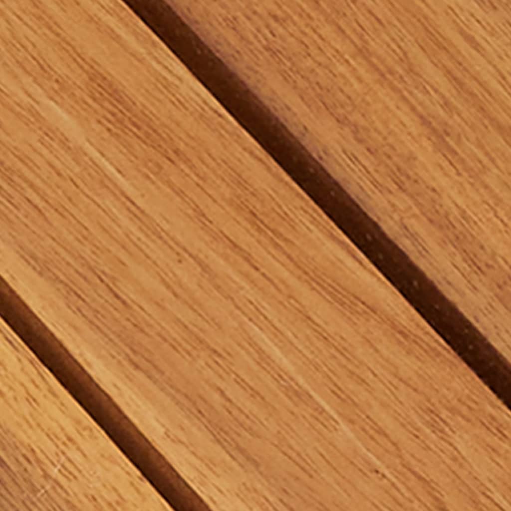 Decking Tiles Vertical Pattern Acacia Set of 30