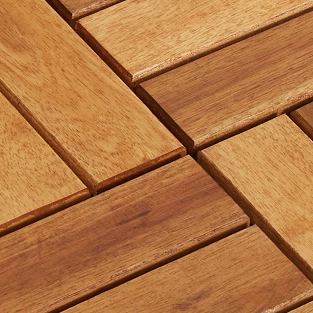 Decking Tiles Acacia Set of 20