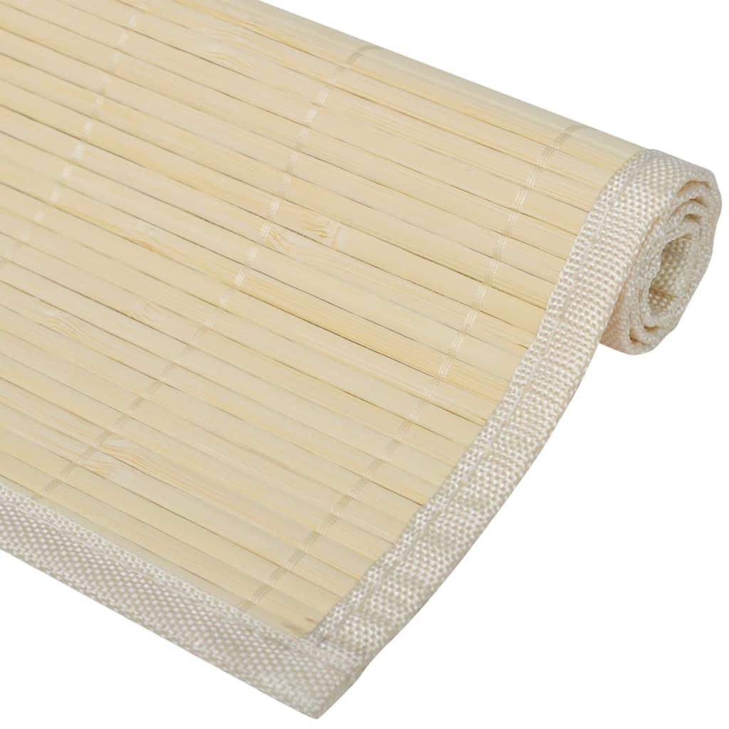 6 Baboo Placemats Natural
