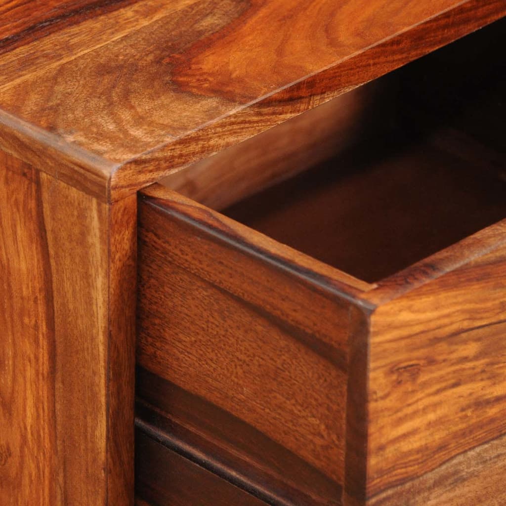 Nightstand with 1 Drawer 55 cm Solid Sheesham Wood